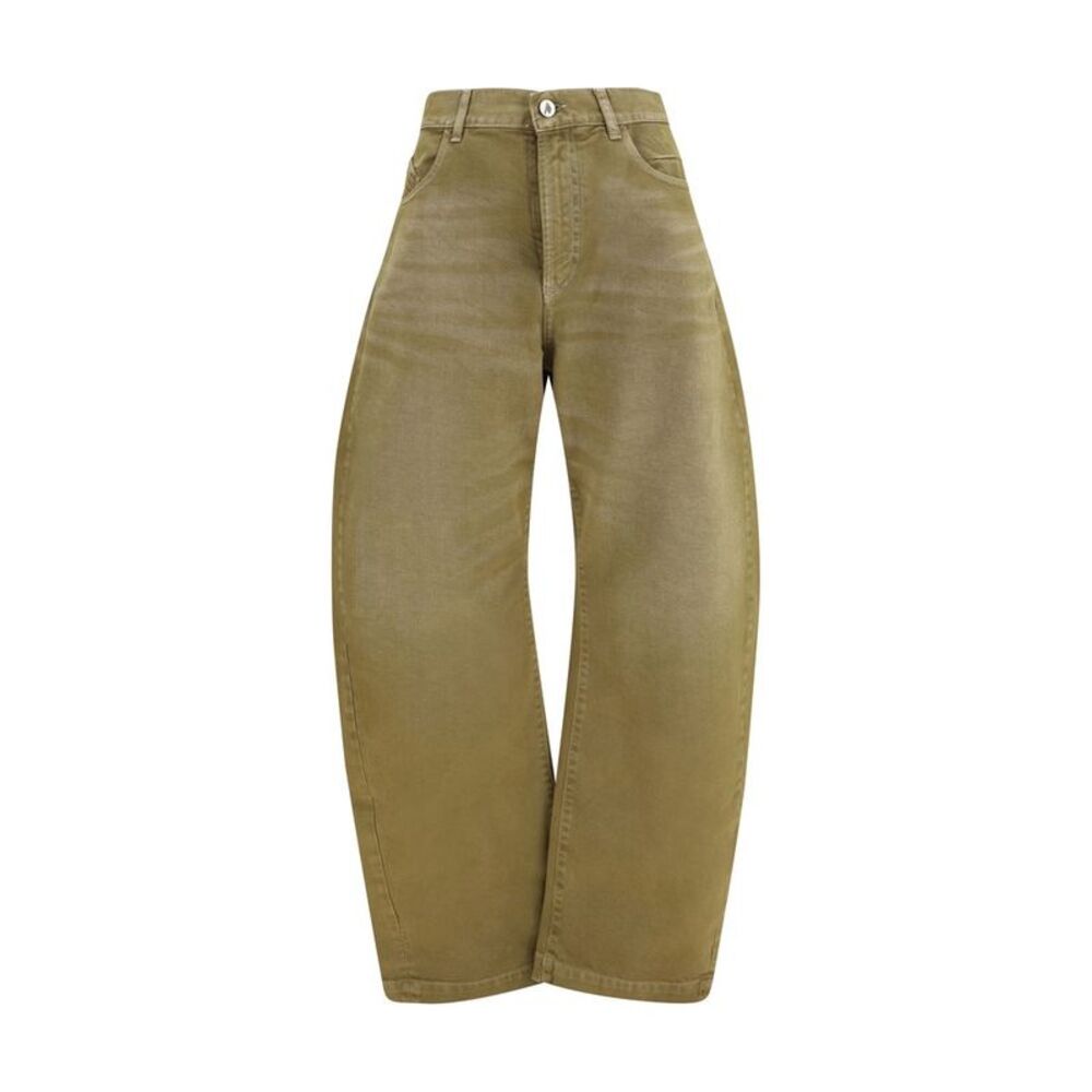 The Attico Brown Cotton Jeans Women's Denim